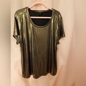 Torrid Blouse, Gold, Size 2